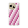 スリムプロテクションケース［ Middle Stripe - Pink ］
