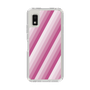スリムプロテクションケース［ Middle Stripe - Pink ］