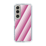 スリムプロテクションケース［ Middle Stripe - Pink ］