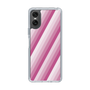 スリムプロテクションケース［ Middle Stripe - Pink ］