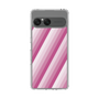 スリムプロテクションケース［ Middle Stripe - Pink ］