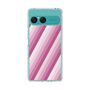 スリムプロテクションケース［ Middle Stripe - Pink ］
