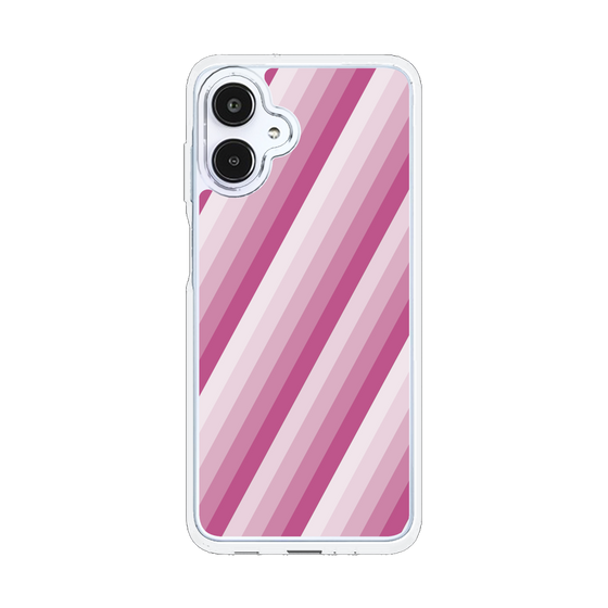 スリムプロテクションケース［ Middle Stripe - Pink ］