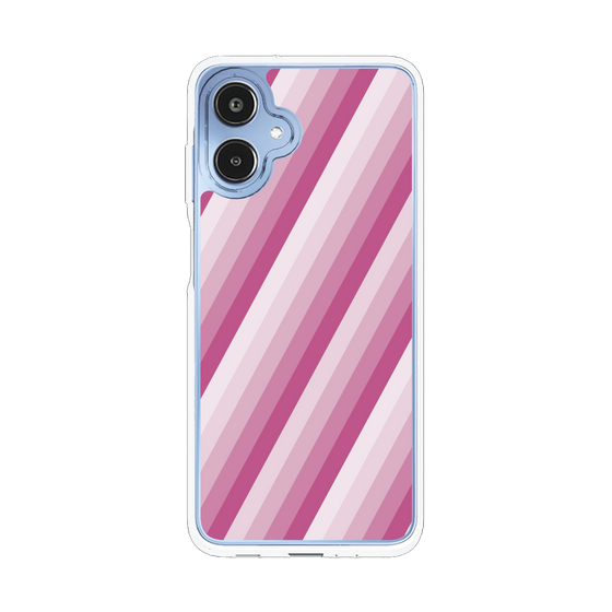 スリムプロテクションケース［ Middle Stripe - Pink ］