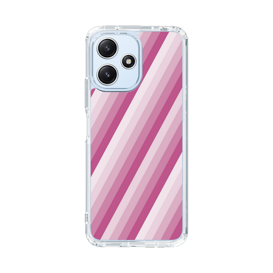 スリムプロテクションケース［ Middle Stripe - Pink ］