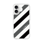 スリムプロテクションケース［ Big Stripe - Black × Gray ］