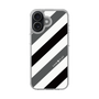 スリムプロテクションケース［ Big Stripe - Black × Gray ］