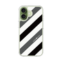 スリムプロテクションケース［ Big Stripe - Black × Gray ］