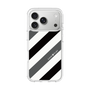 スリムプロテクションケース［ Big Stripe - Black × Gray ］