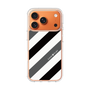 スリムプロテクションケース［ Big Stripe - Black × Gray ］