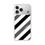 スリムプロテクションケース［ Big Stripe - Black × Gray ］