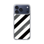 スリムプロテクションケース［ Big Stripe - Black × Gray ］