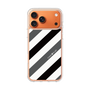 スリムプロテクションケース［ Big Stripe - Black × Gray ］