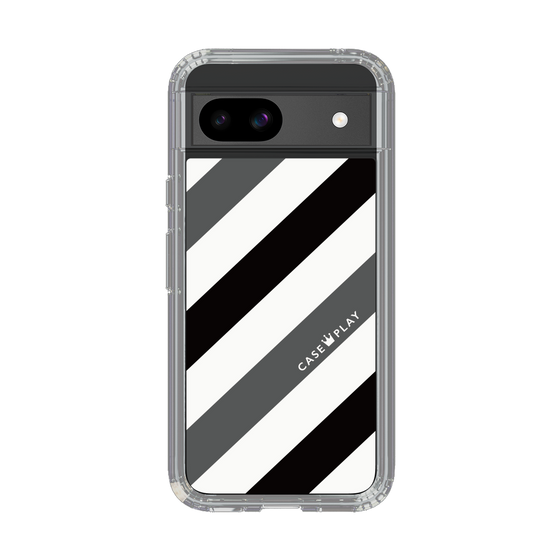 スリムプロテクションケース［ Big Stripe - Black × Gray ］