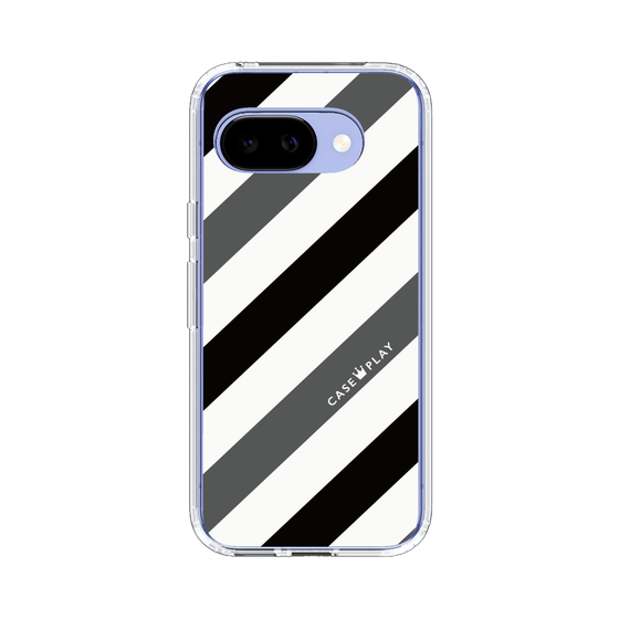 スリムプロテクションケース［ Big Stripe - Black × Gray ］