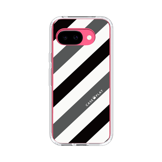 スリムプロテクションケース［ Big Stripe - Black × Gray ］