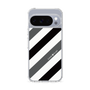 スリムプロテクションケース［ Big Stripe - Black × Gray ］