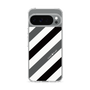 スリムプロテクションケース［ Big Stripe - Black × Gray ］