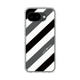 スリムプロテクションケース［ Big Stripe - Black × Gray ］