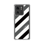 スリムプロテクションケース［ Big Stripe - Black × Gray ］