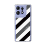 スリムプロテクションケース［ Big Stripe - Black × Gray ］