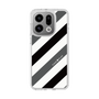 スリムプロテクションケース［ Big Stripe - Black × Gray ］