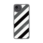 スリムプロテクションケース［ Big Stripe - Black × Gray ］