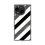 スリムプロテクションケース［ Big Stripe - Black × Gray ］