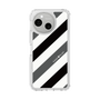 スリムプロテクションケース［ Big Stripe - Black × Gray ］