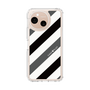 スリムプロテクションケース［ Big Stripe - Black × Gray ］