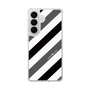 スリムプロテクションケース［ Big Stripe - Black × Gray ］