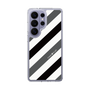 スリムプロテクションケース［ Big Stripe - Black × Gray ］