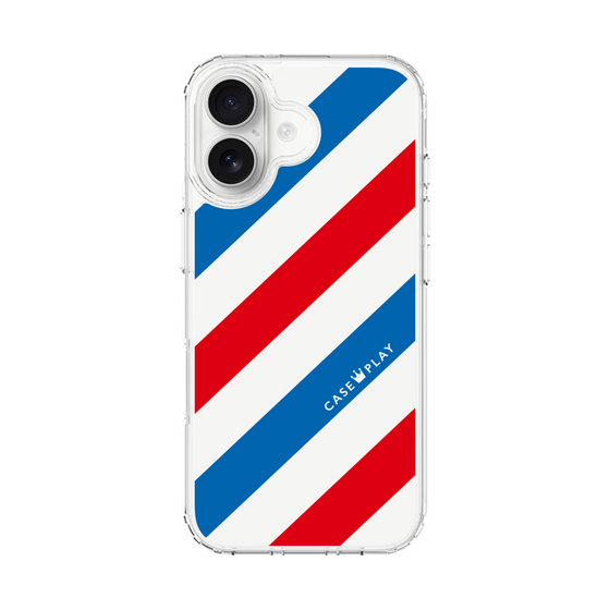 スリムプロテクションケース［ Big Stripe - Red × Blue ］