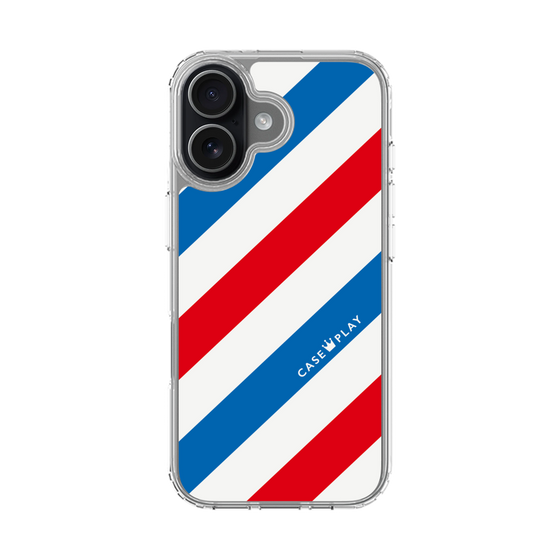 スリムプロテクションケース［ Big Stripe - Red × Blue ］