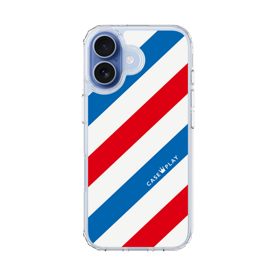 スリムプロテクションケース［ Big Stripe - Red × Blue ］