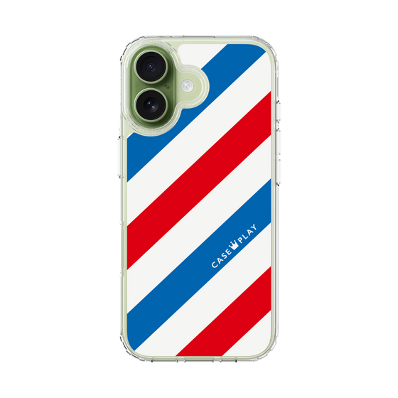 スリムプロテクションケース［ Big Stripe - Red × Blue ］
