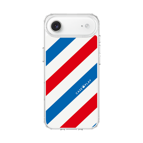 スリムプロテクションケース［ Big Stripe - Red × Blue ］