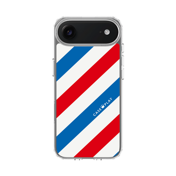 スリムプロテクションケース［ Big Stripe - Red × Blue ］
