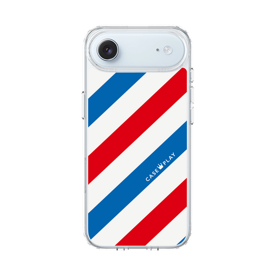 スリムプロテクションケース［ Big Stripe - Red × Blue ］