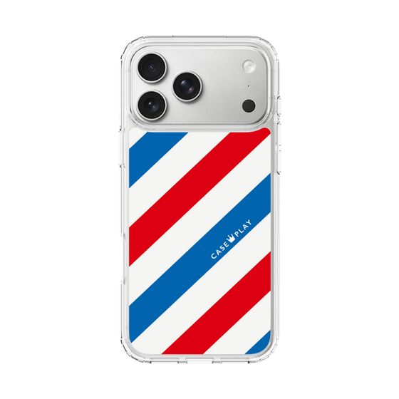スリムプロテクションケース［ Big Stripe - Red × Blue ］