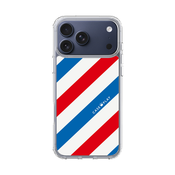 スリムプロテクションケース［ Big Stripe - Red × Blue ］