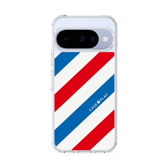 スリムプロテクションケース［ Big Stripe - Red × Blue ］