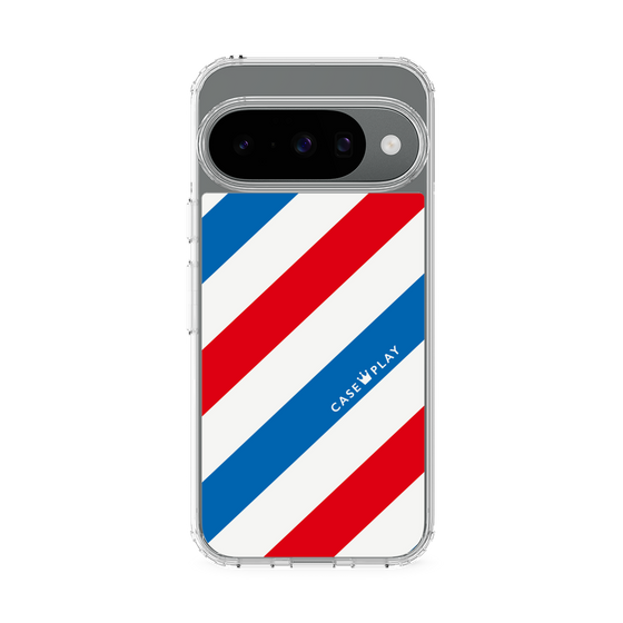 スリムプロテクションケース［ Big Stripe - Red × Blue ］