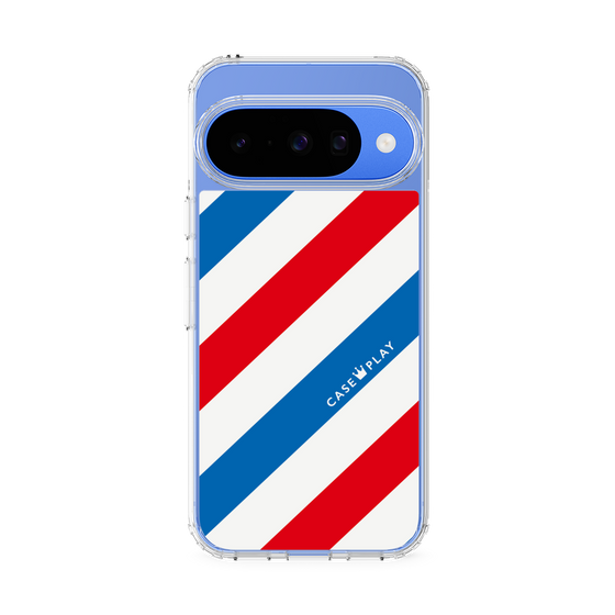 スリムプロテクションケース［ Big Stripe - Red × Blue ］