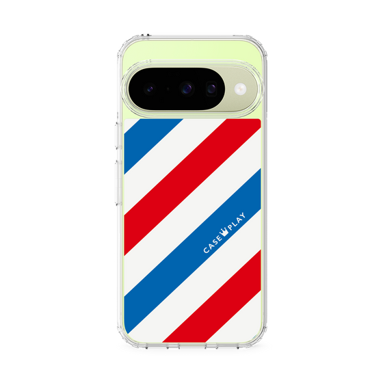 スリムプロテクションケース［ Big Stripe - Red × Blue ］