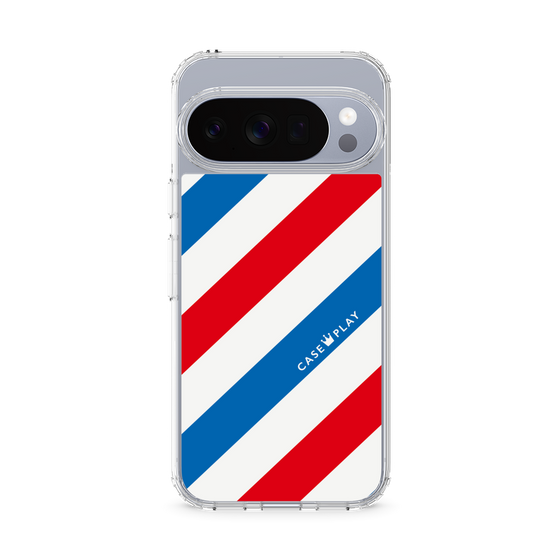 スリムプロテクションケース［ Big Stripe - Red × Blue ］