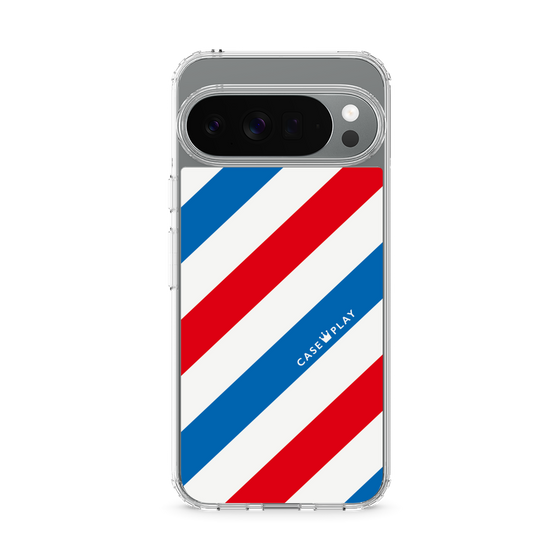 スリムプロテクションケース［ Big Stripe - Red × Blue ］