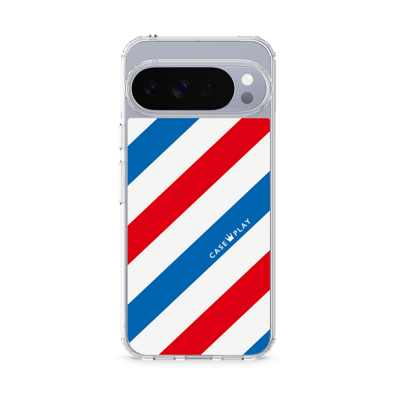 スリムプロテクションケース［ Big Stripe - Red × Blue ］