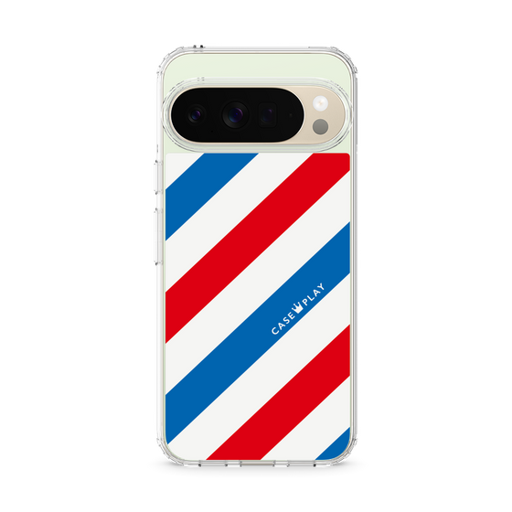 スリムプロテクションケース［ Big Stripe - Red × Blue ］