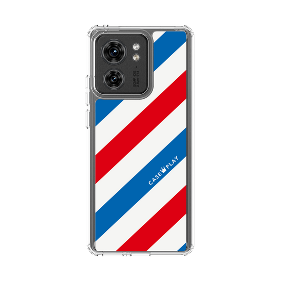 スリムプロテクションケース［ Big Stripe - Red × Blue ］